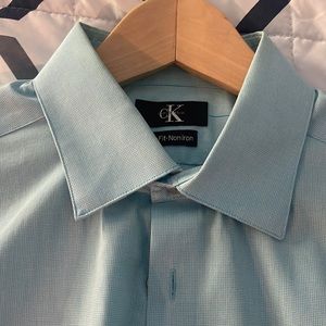 Calvin klein long sleeve dress shirt medium slim fit